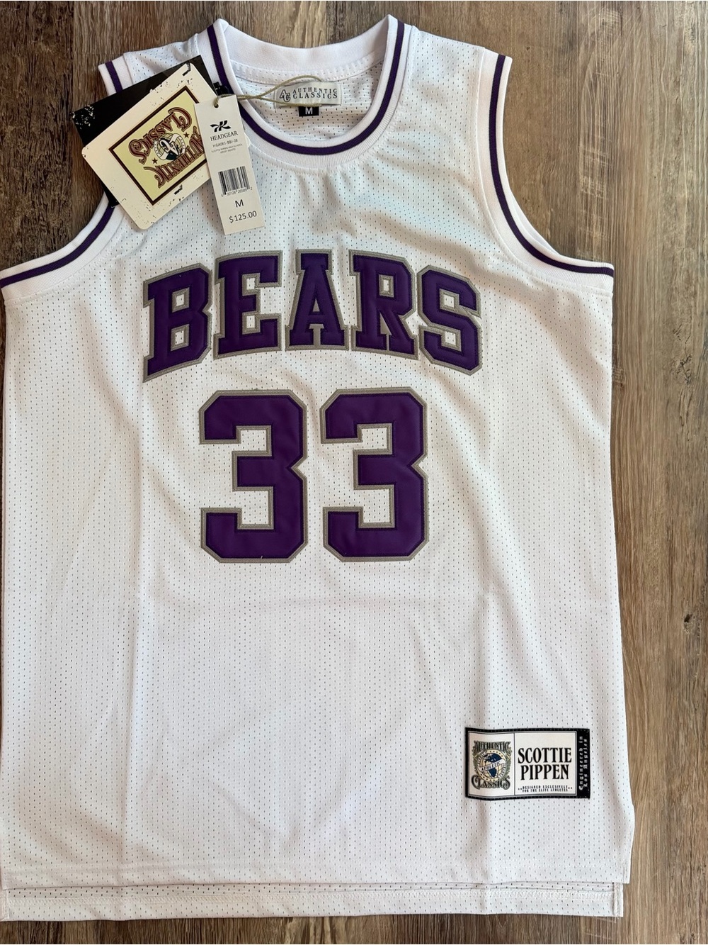 NWT Scottie Pippen Highschool Basketball Jersey Size Medium